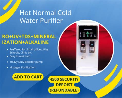 Hot Normal Cold Water Purifier IDrink