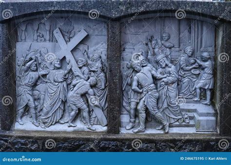 Monument at Kreuzberg Monastery in Germany Editorial Image - Image of ...