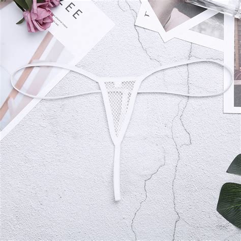 Damen Mini G String T back String Tanga Mesh Bikini Slips Dessous Unterwäsche eBay