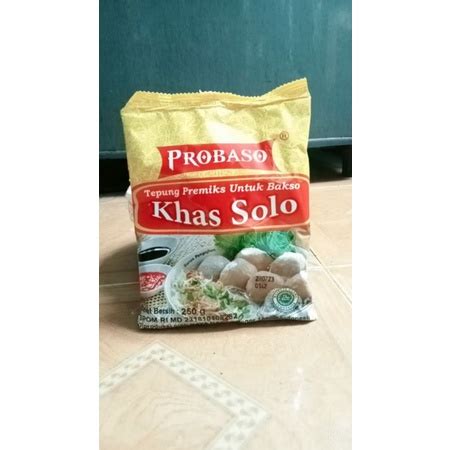 Jual Probaso Tepung Premiks Untuk Bakso Khas Solo 250 Gram Isi 4 Bks