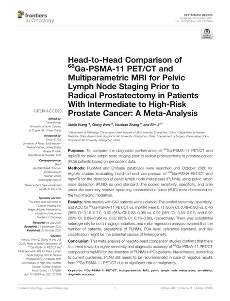 PDF Head To Head Comparison Of 68Ga PSMA 11 PET CT And