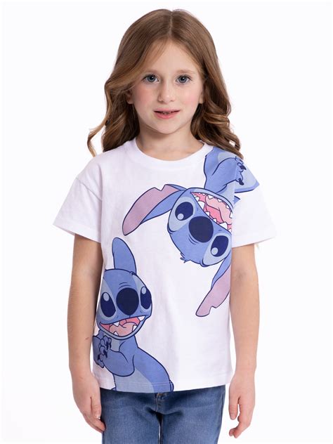 Disney Lilo And Stitch Toddler Boys Or Girls Short Sleeve Crewneck T