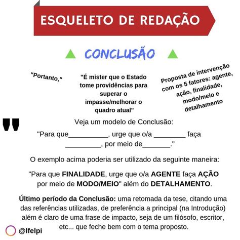 Esqueleto De Reda O Esquema De Reda O Enem Reda O Enem Dicas