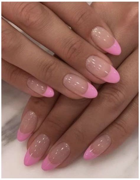 Pink French Manicure Pink French Nails Pinkfrenchnails Pink