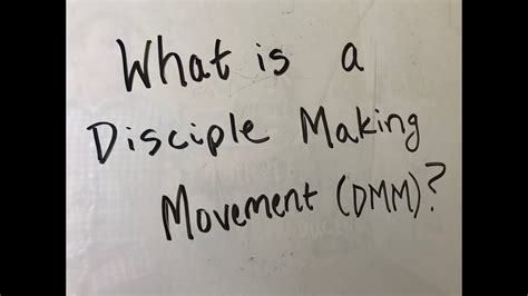 What Is A Disciple Making Movement Dmm How Is Dmm Different Youtube