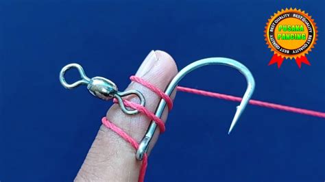 Simplest Hook Knot Technique Best Fishing Knots Youtube