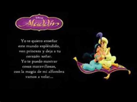 Aladdin Un Mundo Ideal Letra YouTube Music