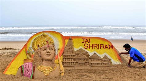 Sudarsan Pattnaik creates replica of Ram temple on Puri beach | Latest ...