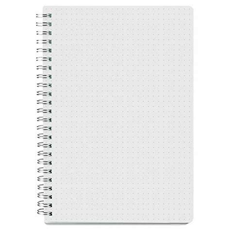 Spiral Dot Grid Notebook A5 Bullet Dotted Journal 80 Sheets 160