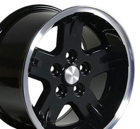 Jeep Wrangler Style Replica Wheels Black 15x8 SET