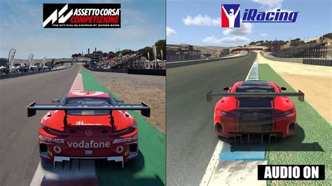 Assetto Corsa Competizione Vs Iracing Mercedes Amg Gt At Laguna Seca