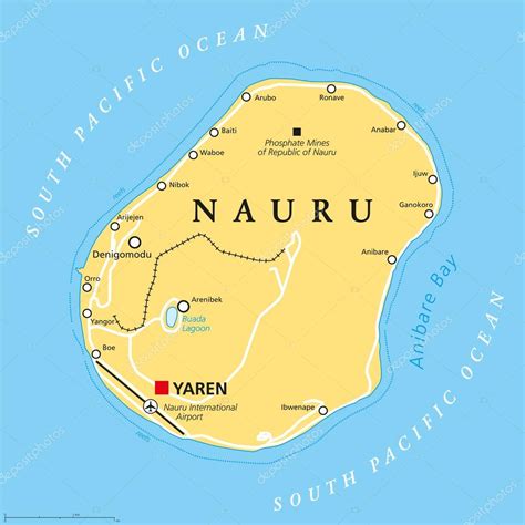 Nauru Mapa Mapa