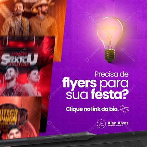 Precisando De Flyers Para Sua Festa Design Designer Gr Fico Social