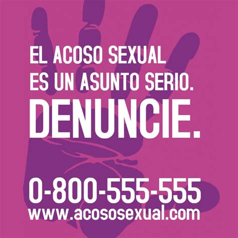 Anuncio De Denuncia De Acoso Sexual Template Postermywall