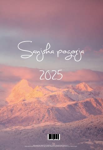 Koledar Sanjska Pogorja 2025 Predlog 1indd