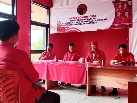 Dpc Pdip Lampung Timur Gelar Penjaringan Bacaleg Ini Jadwal Dan