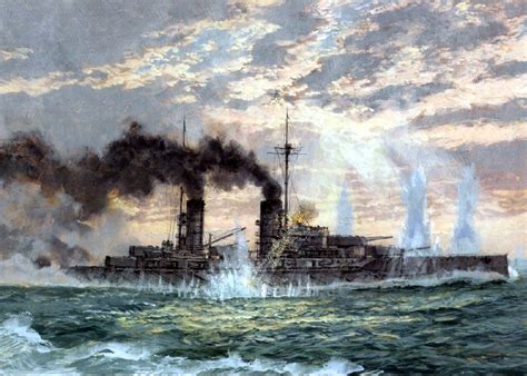 Sms Konig At Jutland World War One Ship Poster Battle Of Normandy