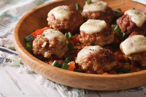 Baked Chicken Parmesan Meatball Recipe