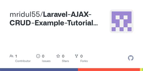 GitHub Mridul55 Laravel AJAX CRUD Example Tutorial Using Yajra