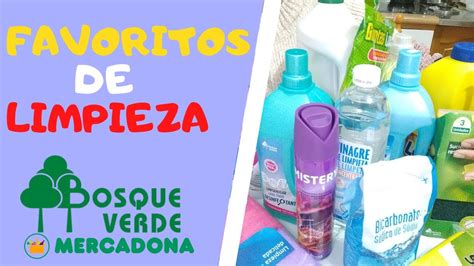 Favoritos Productos De Limpieza Bosque Verde Mercadona Youtube