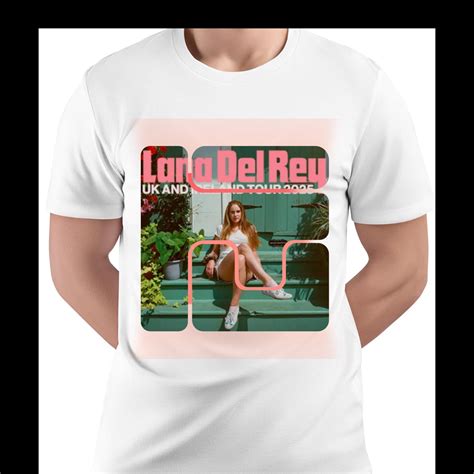 Del Rey Tour T Shirt Lana Tour 2025 Concert Tee Music Clothing The