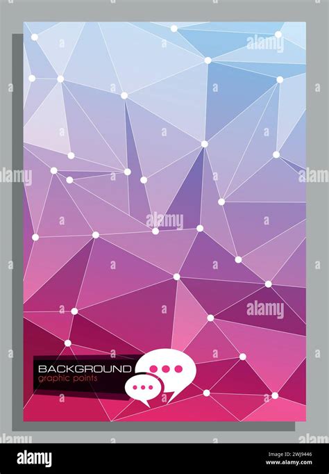 Vector Abstract Polygonal Business Flyer Template Stock Vector Image