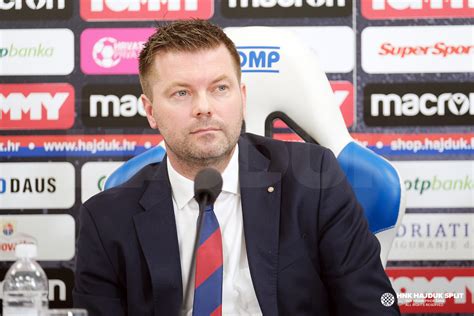 Jens Gustafsson Is The New Coach Of Hnk Hajduk Hnk Hajduk Split