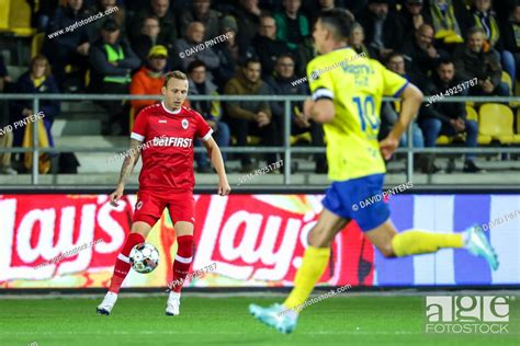 Antwerp S Ritchie De Laet Pictured In Action During A Soccer Game