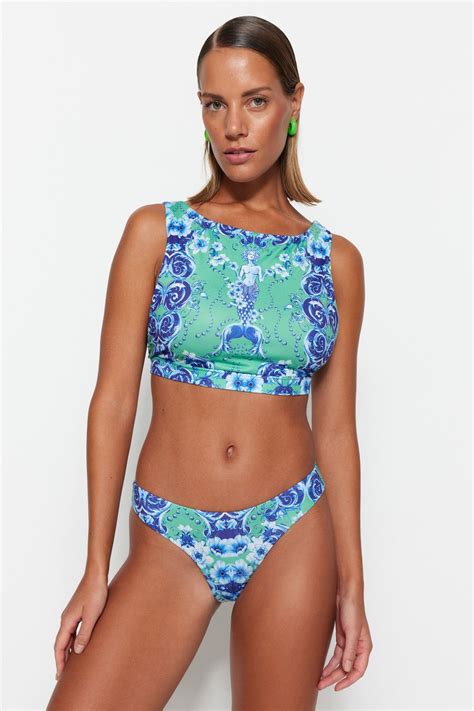 Trendyolmilla Etnik Desenli Normal Paça Bikini Altı TBESS22BA0306 Fiyatı Yorumları Trendyolmilla