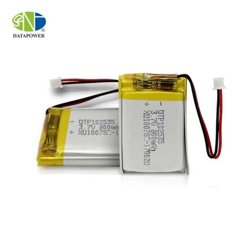 Kc CE Certificate 3 7V Li Ion Polymer Battery 102535 800mAh