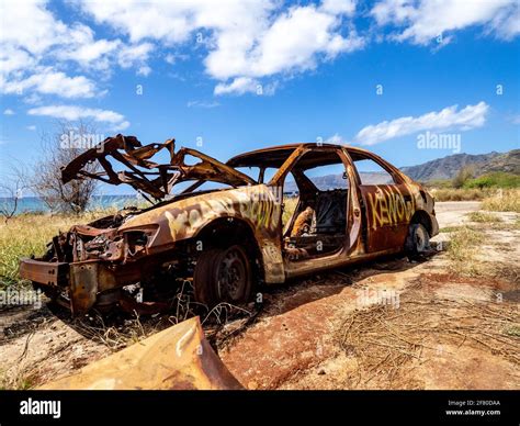 Destroyed Car Hi Res Stock Photography And Images Alamy