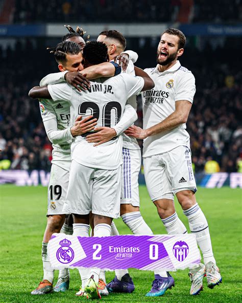 Real Madrid Cf 🇬🇧🇺🇸 On Twitter 🏁 Ft Realmadriden 2 0 Valenciacf