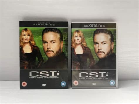 CSI CRIME SCENE Investigation Las Vegas Season 6 DVD Cert 15 9 99