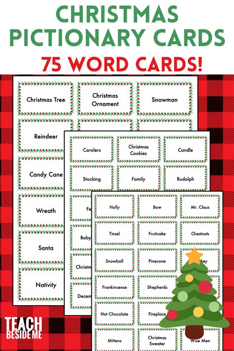 Pictionary Cards Printable