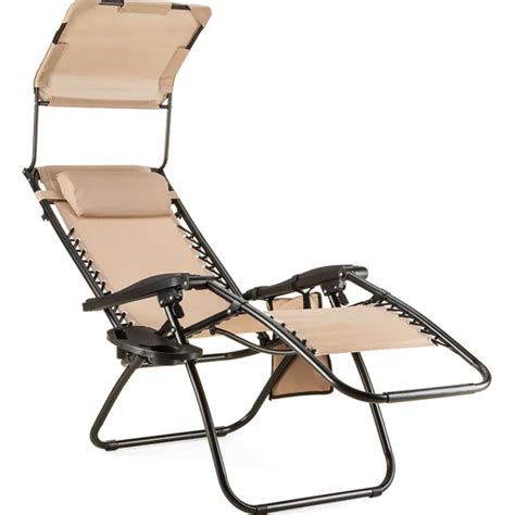 Шезлонг лежак Outtec Zero Graviti Sun раскладной с козырьком беж – фото ...