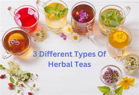 3 Different Types Of Herbal Teas The Perfect Teas Tea Jubilee