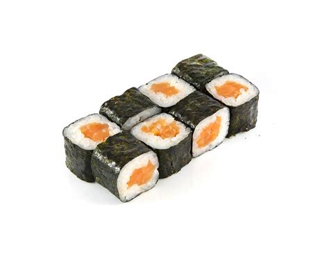 Ролл с лососем