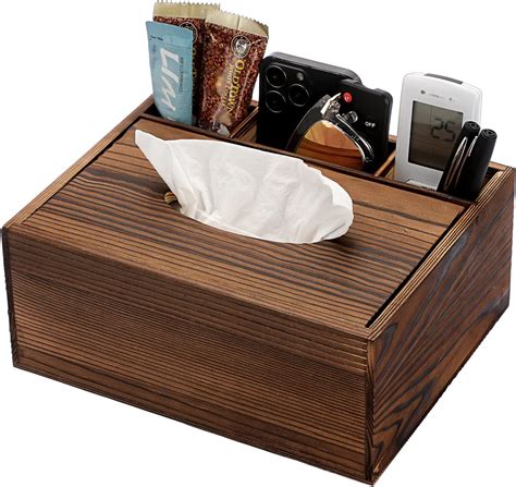 Amazon Sumnacon Wood Rectangular Tissue Box Cover