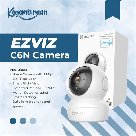 Jual Ezviz C N Smart Wifi Pan Tilt Camera P Smart Cctv Camera