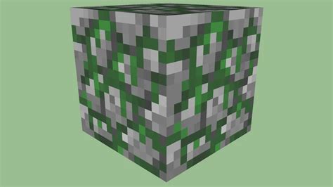 Minecraft Mossy Cobblestone By Zapperier 3d Warehouse