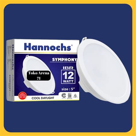 Jual Hannochs Symphony Downlight LED Panel 12 Watt 12W IB IBR CDL