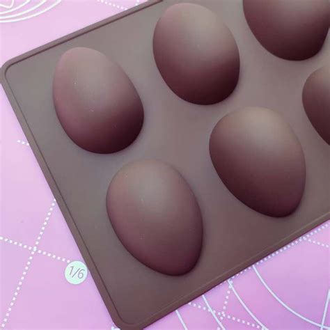 Easter Egg Mold 8 Eggs Silicone Mold Egg Chocolate Baking Etsy