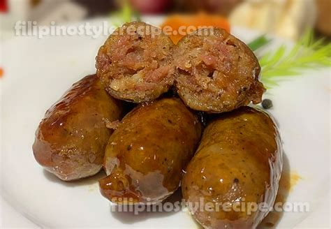 Longganisafilipino Style Recipe Filipino Style Recipe