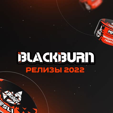 Все вкусы Black Burn за 2022 год