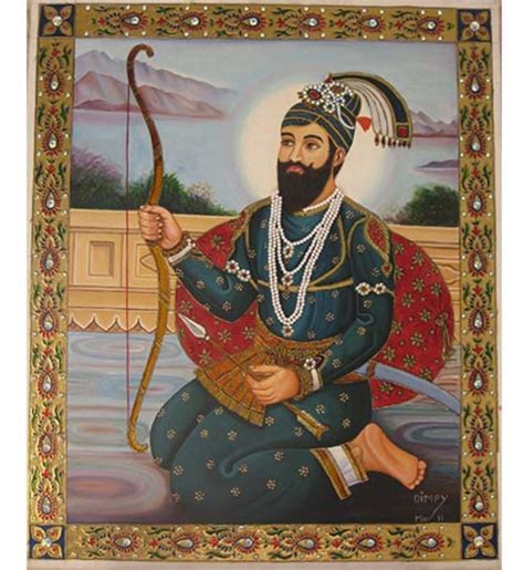 Guru Gobind Singh Ji Original Painting Edu Svet Gob Gt