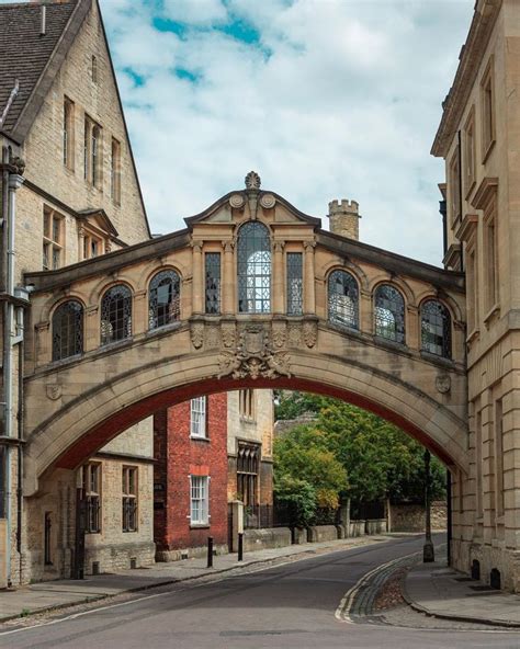 The Bridge Of Sighs In Oxford The Bridge Links Together The Old And