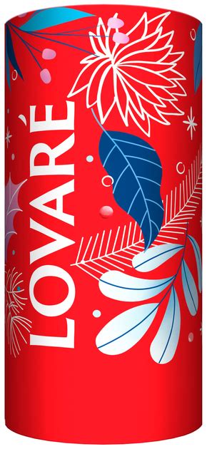 Бленд черного чая Lovare Winter Tea с фруктами и лепестками цветов 80 г ...