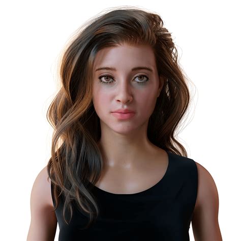 3d Realistic Female Nft On Behance