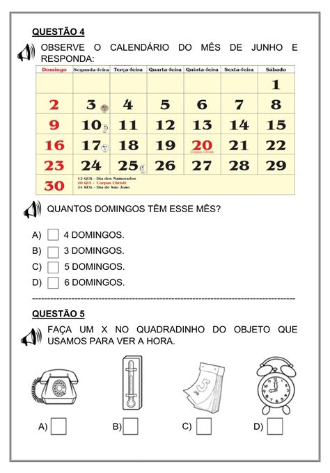 Avaliação De Matemática 1 Ano 3 Bimestre REVOEDUCA