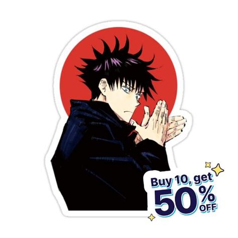 Fushiguro Megumi Sticker For Sale By Casualanime Anime Stickers